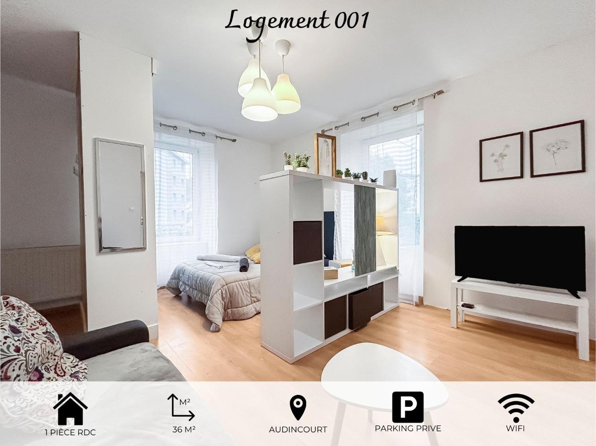 001-Studio Cosy Lumineux Wifi & Parking Audincourt المظهر الخارجي الصورة